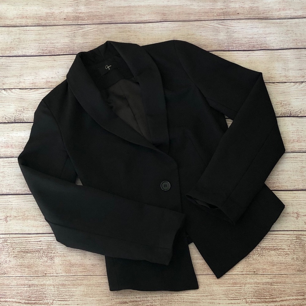 Aqua Black Blazer